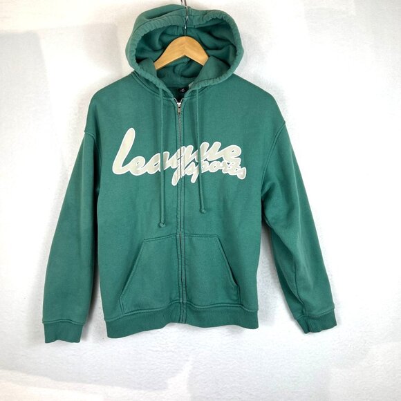 League Sports Green Zip-Up Hoodie XS By H&M For Casual & Sporty Outfits - Picture 1 of 13